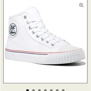 High top tennis shoes